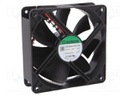 Fan: DC; axial; 24VDC; 120x120x38mm; 158m3/h; 37dBA; ball bearing