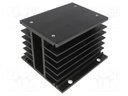 Heatsink: extruded; grilled; for thee phase solid state relays