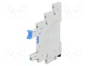 Socket; PIN: 5; 10A; 250VAC; Mounting: DIN; Series: HR10,HR20