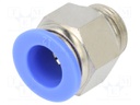 Push-in fitting; straight; G 3/8"; -0.95÷15bar; 12mm