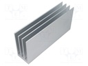 Heatsink: extruded; grilled; natural; L: 150mm; W: 35mm; H: 70mm