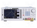 Impedance analyzer; LCD TFT 7"; 6 digits; 800x480; f: 10Hz÷1MHz