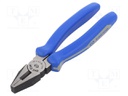 Pliers; universal; two-component handle grips; 213mm