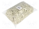 Rubber bands; Width: 1.5mm; Thick: 1.5mm; rubber; Colour: white