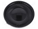 Loudspeaker; miniature,mylar,general purpose,waterproof; 1W