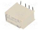 Relay: electromagnetic; DPDT; Ucoil: 12VDC; 0.3A/125VAC; 1A/30VDC