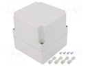 Enclosure: multipurpose; X: 120mm; Y: 120mm; Z: 120mm; MPC; IP66,IP67