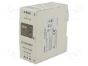 Power supply: switched-mode; for DIN rail; 60W; 12VDC; 5A; 285g