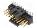 Connector: pin strips; male; PIN: 20; 1.27mm; gold-plated; SMT; reel