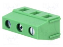 PCB terminal block; angled; 7.5mm; ways: 3; on PCBs; 2.5mm2; tinned