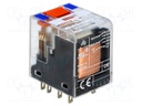 Relay: electromagnetic; DPDT; Ucoil: 24VDC; 12A/240VAC; 12A/24VDC