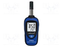 Thermo-hygrometer; LCD 3,5 digit; Sampling: 2x/s; -20÷70°C; 0.1°C