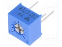 Potentiometer: mounting; single turn,horizontal; 2kΩ; 500mW; ±10%