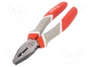 Pliers; universal; 200mm; for bending, gripping and cutting