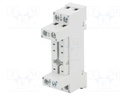 Socket; PIN: 8; 10A; 250VAC; Mounting: DIN,on panel; -40÷70°C
