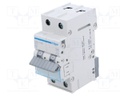 Circuit breaker; 230/400VAC; Inom: 16A; Poles: 2; DIN; Charact: B