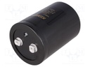 Capacitor: electrolytic; 3900uF; 550VDC; Leads: screw; ESR: 118mΩ