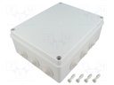 Enclosure: junction box; X: 190mm; Y: 240mm; Z: 90mm; IP65; grey