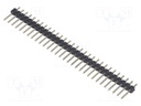 Pin header; pin strips; male; PIN: 30; straight; 2.54mm; THT; 1x30