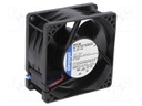 Fan: DC; axial; 80x80x38mm; 131m3/h; 55dBA; ball bearing; 8400rpm