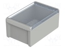 Enclosure: multipurpose; X: 170mm; Y: 271mm; Z: 120mm; BOCUBE; grey