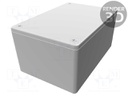 Enclosure: multipurpose; X: 83mm; Y: 123mm; Z: 59mm; 1591XXS; ABS