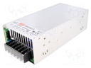 Power supply: switched-mode; modular; 600W; 7.5VDC; 6.8÷9VDC; 80A