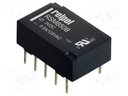 Relay: electromagnetic; DPDT; Ucoil: 3VDC; 0.5A/125VAC; 2A/30VDC