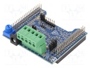 Expansion board; GPIO; STSPIN830; screw terminal,pin strips