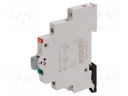 Module: pushbutton switch; 16A; Mounting: DIN; 250VAC; monostable