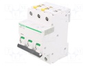 Circuit breaker; 400VAC; Inom: 3A; Poles: 3; DIN; Charact: C; 6kA