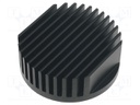 Heatsink; LED; Ø: 45.7mm; H: 16.5mm; 10.46K/W; Colour: black