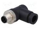 Plug; M12; PIN: 4; male; A code-DeviceNet / CANopen; for cable