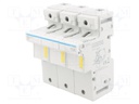 Fuse disconnector; 22x58mm; DIN; 125A; 690V; Poles: 3; -5÷40°C; IP20