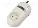 Power socket; EXTA FREE; IP20; 230VAC; -10÷55°C; Dim: 160x66x90mm