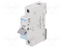 Circuit breaker; 230VAC; Inom: 16A; Poles: 1; DIN; Charact: C; 6kA