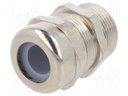 Cable gland; with long thread; M25; IP68; Mat: brass