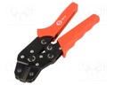 Tool: for crimping; insulated solder sleeves; 0.14÷2.5mm2; 190mm