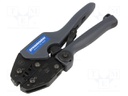 Tool: for crimping; non-insulated terminals angeled 90°; 204mm