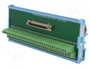 Industrial module: terminal block; Mounting: DIN; SCSI-II 68pin