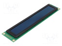 Display: OLED; alphanumeric; 20x2; Window dimensions: 149x23mm