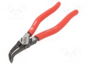 Pliers; internal circlip; Ring: internal; Pliers len: 180mm