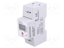 Controller; IP20; DIN; Ioper.max: 80A; -20÷65°C; Range: 99999,9kWh