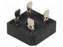 Single-phase bridge rectifier; Urmax: 400V; If: 25A; Ifsm: 400A