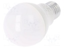 LED lamp; warm white; E27; 220/240VAC; 870lm; 10W; 180°; 3000K