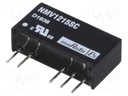 Converter: DC/DC; 1W; Uin: 10.8÷13.2V; Uout: 15VDC; Uout2: -15VDC