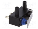 Microswitch SNAP ACTION; with lever; SPDT; 0.1A/125VAC; 2A/12VDC