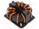 Inductor: wire with current compensation; THT; 400uH; 1.18mΩ