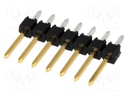 Pin header; pin strips; C-Grid III; male; PIN: 7; straight; 2.54mm