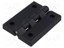 Hinge; Width: 80mm; technopolymer (PA); black; H: 102mm